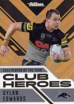 2023 NRL Traders Titanium - Club Heroes Bronze #CHB21 Dylan Edwards Front